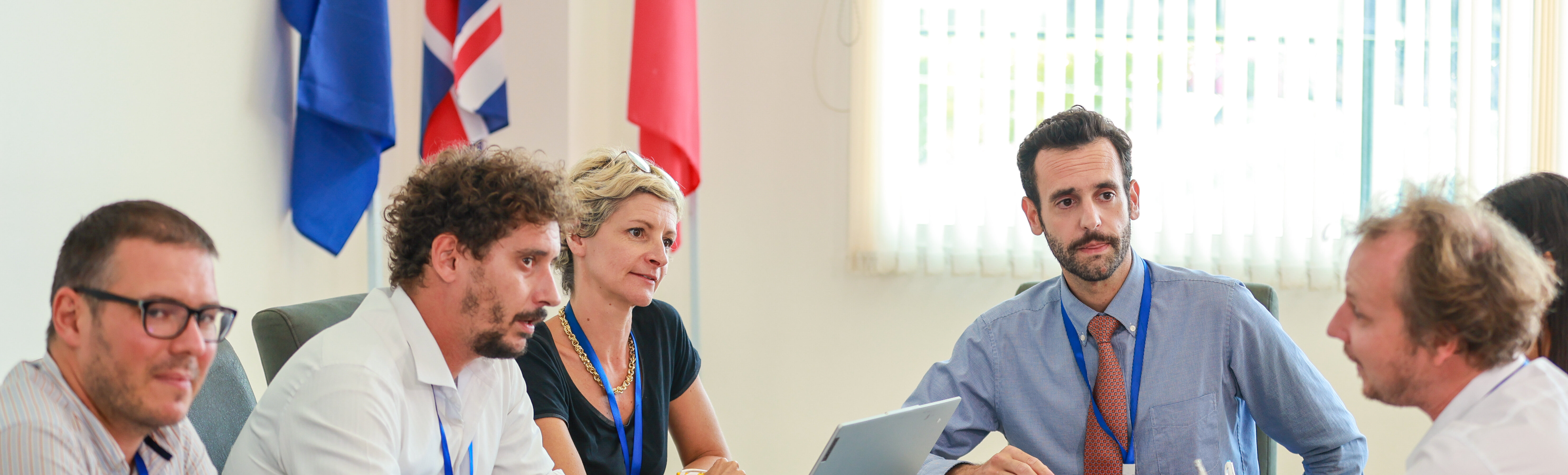 teachers during a meeting