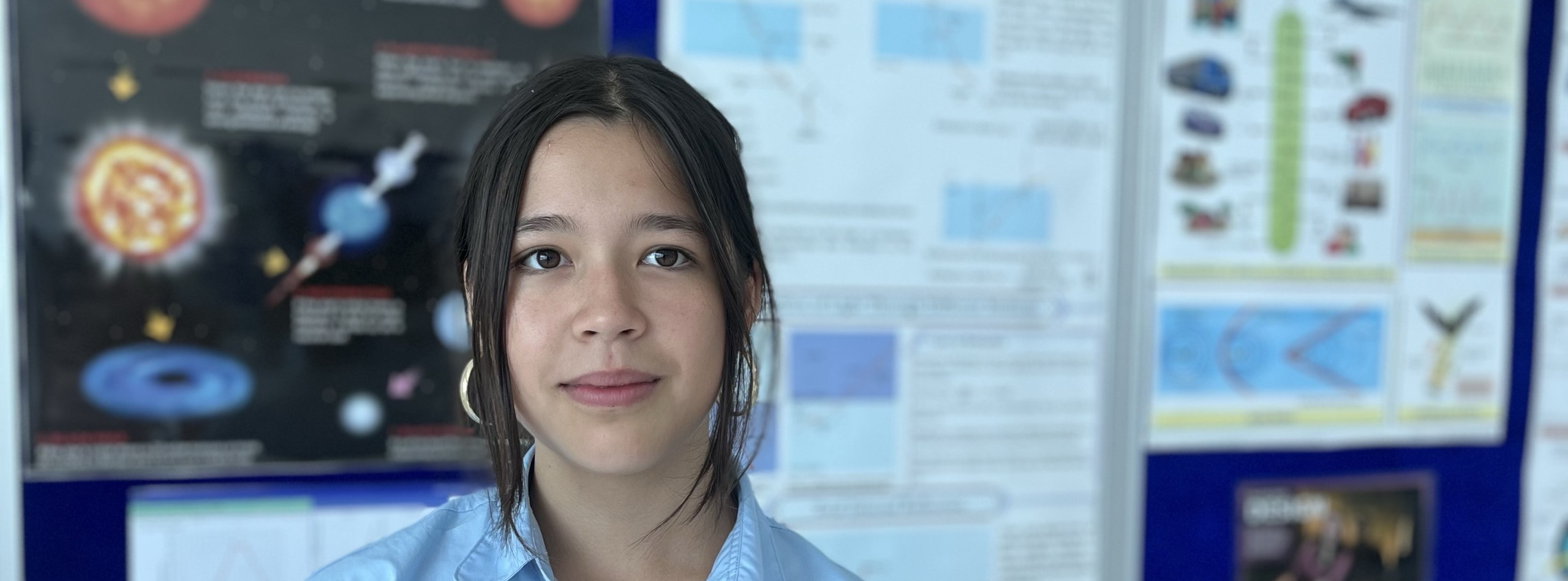student smiling